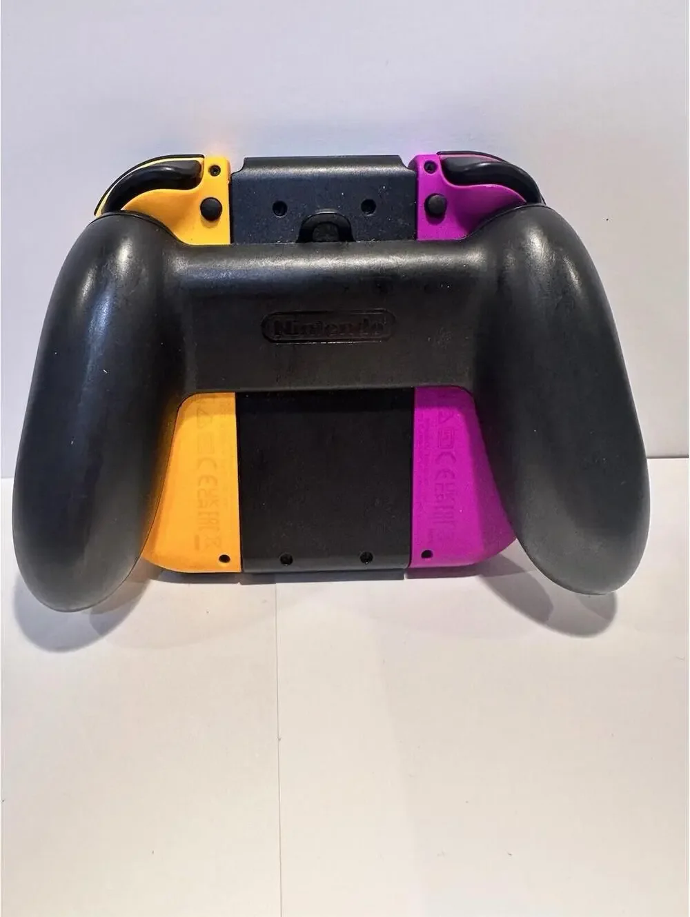 Nintendo Switch Joy-Con Controllers Neon Purple/Neon Orange with Comfort Grip